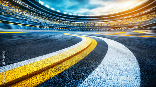 Road in the city, Race track