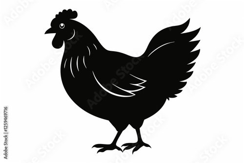 chickie  silhouette vector photo