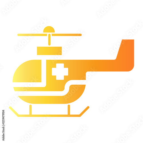 helicopter Gradient icon