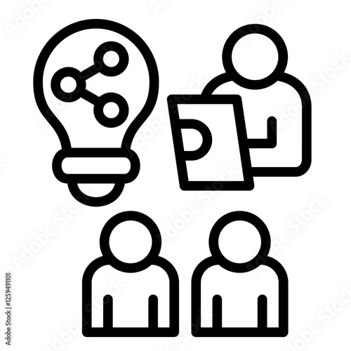 Knowledge Sharing Icon