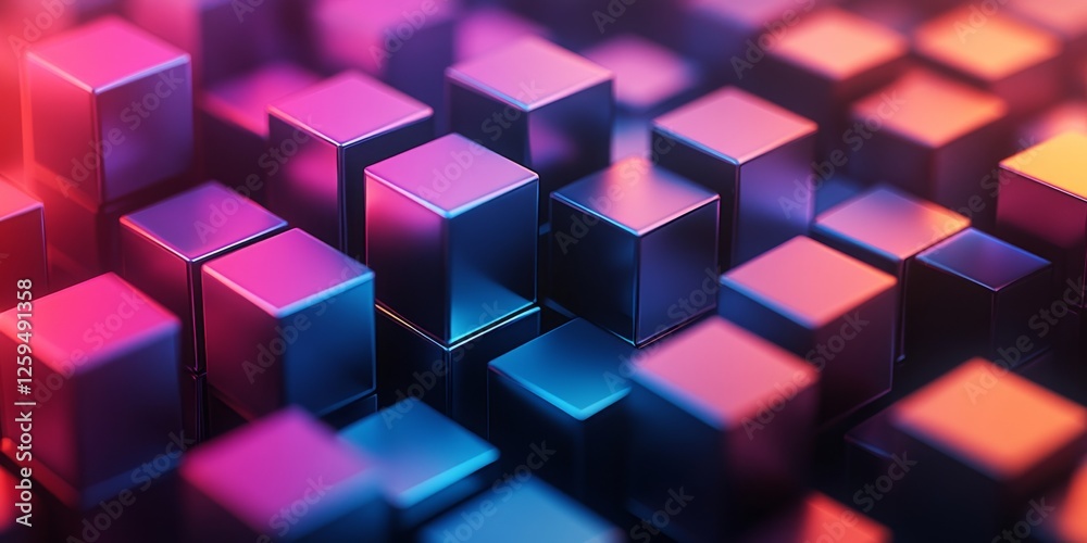 Abstract 3D cube background. Featuring interconnected 3D cubes and geometric patterns. Emphasizing modernity and depth. Ideal for digital and tech themes. Abstract 3D cube background. Featuring interconnected 3D cubes and geometric patterns. Emphasizing modernity and depth. Ideal for digital and tech themes.