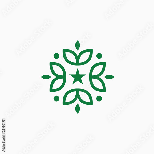 Abstract Flower Symbol, nature, leaf,  flower logo fully editable vector template