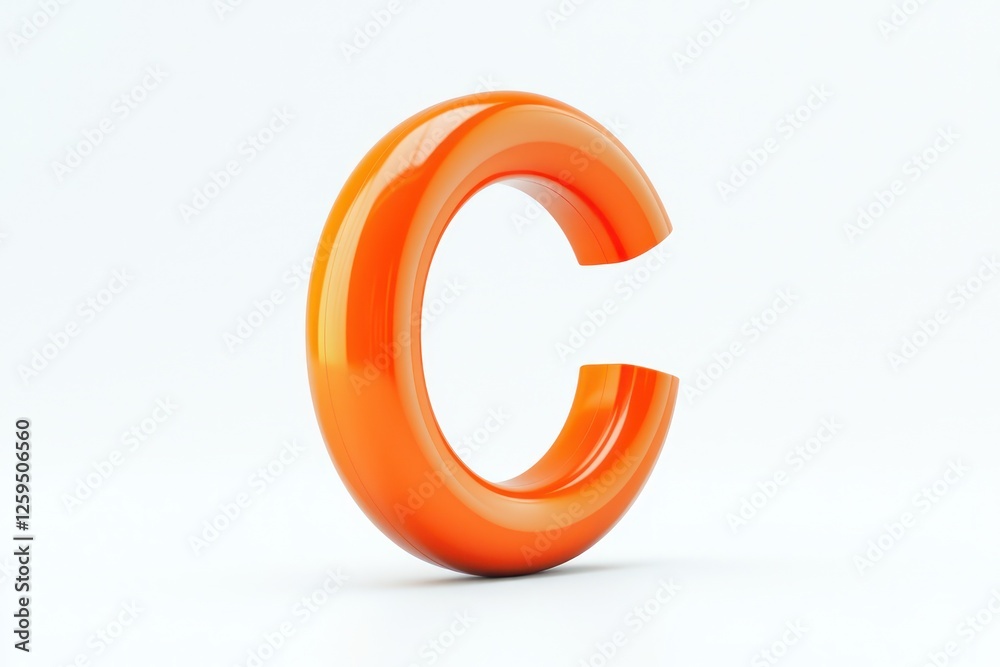 3D line icon for a magnet, sleek and bold depiction of magnetic force on solid white background. 3D line icon for a magnet, sleek and bold depiction of magnetic force on solid white background.