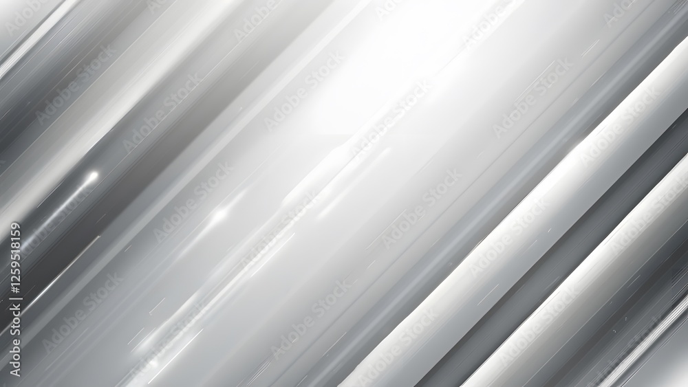 Obraz premium Abstract metal background with some smooth lines and some reflections. Generated by AI