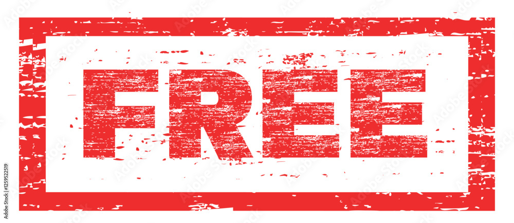 Free word red rubber stamp with distressed texture effect isolated on white background .square grunge red banned stamp, rubber stamp. Free word red rubber stamp with distressed texture effect isolated on white background .square grunge red banned stamp, rubber stamp.