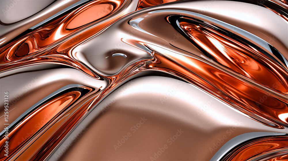 polished copper with high-gloss finish polished copper with high-gloss finish