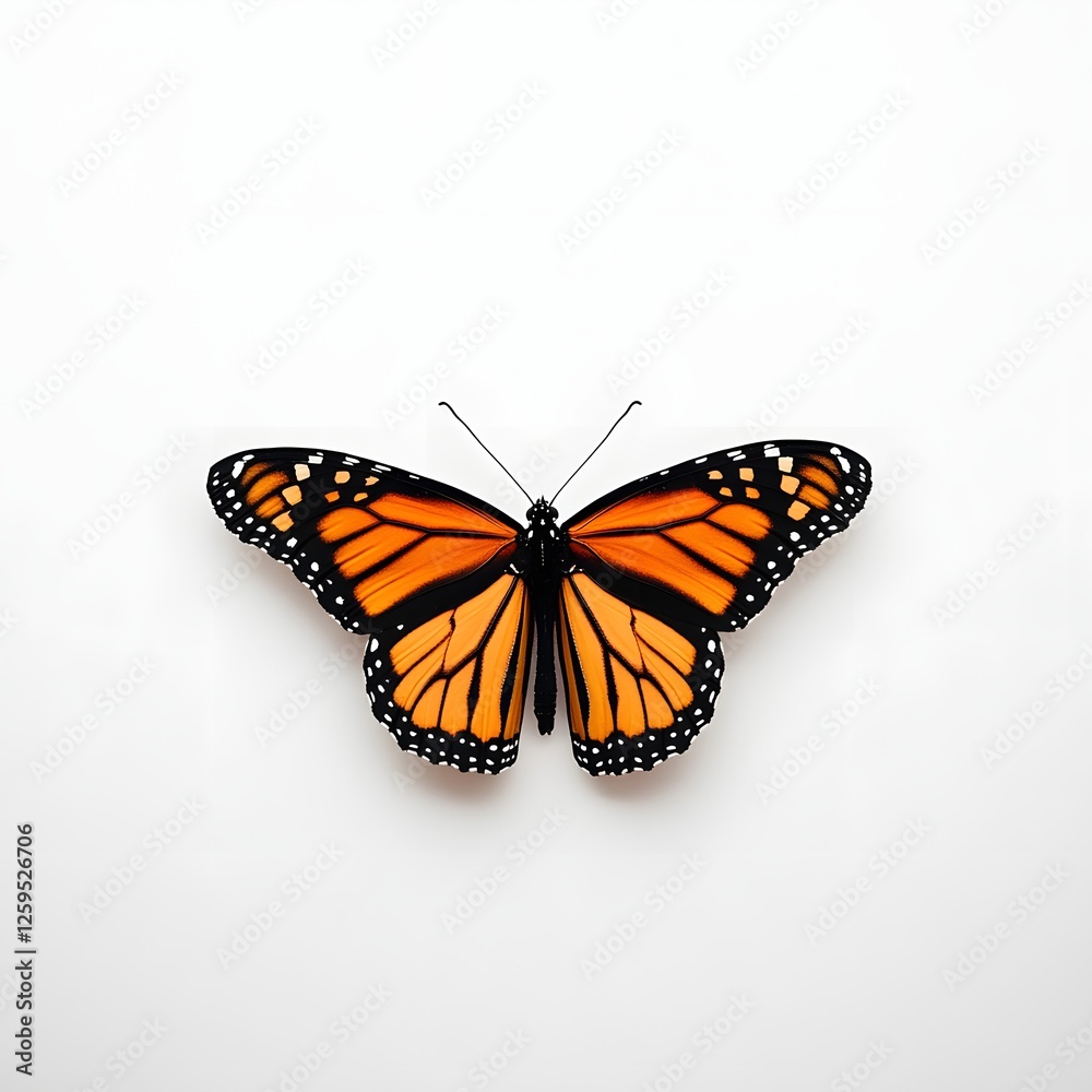 Obraz premium butterfly on white background