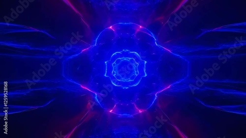 Neon Colored VHS Glitch Effect with a Digital Art Twist Aesthetic Video