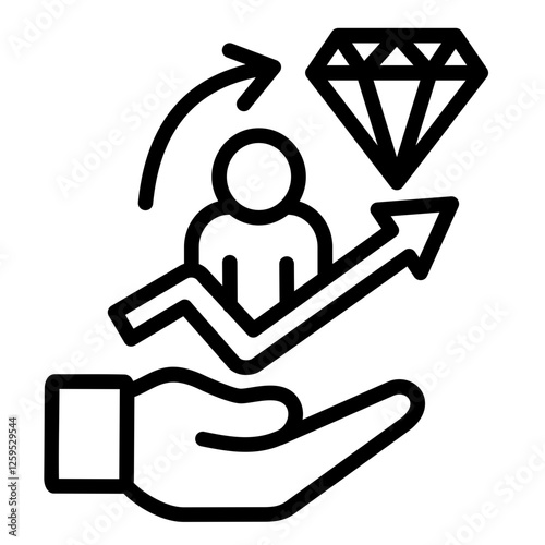 Lifetime Value Icon