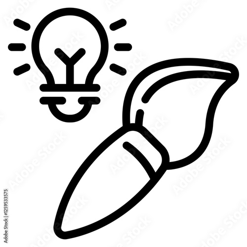 Creativity Line Icon