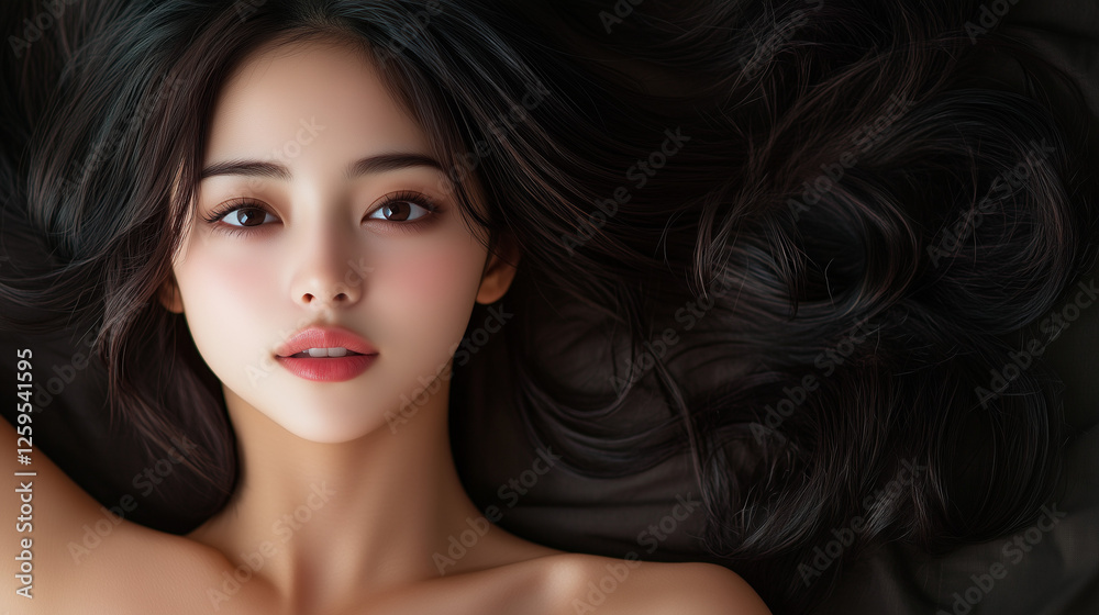 Fototapeta premium 美女, 女性, 美しい, 顔, モデル, 日本, 韓国, 中国, アジア, カフェ, ファッション, 人々, 人, ブルネット, 髪の毛, 笑みを浮かべている, 目, 悲しい, 笑う, 淑女, 化粧, ライフスタイル, ポーズ, うっとりさせる魅力, 唇, 肌, ヘアスタイル, 長い, 黒, 暗い, 茶色, 1, スタイル, 文科系, 美しさ, ビジネス, シティ, 女, アーバン, 学生, アウ