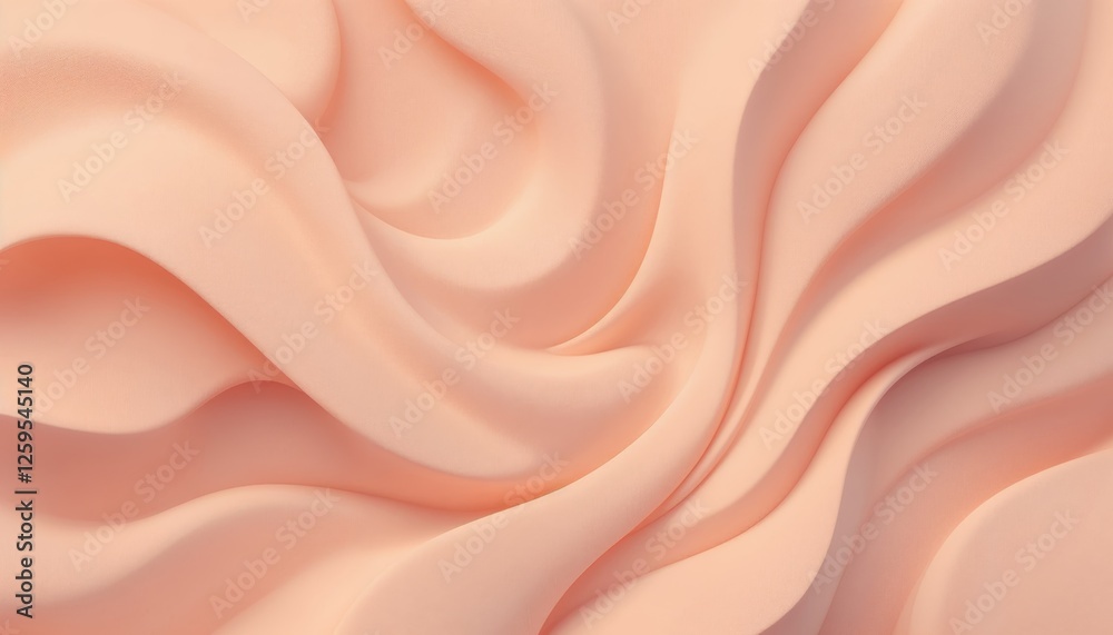 Gentle peach waves creating a soothing texture background Gentle peach waves creating a soothing texture background