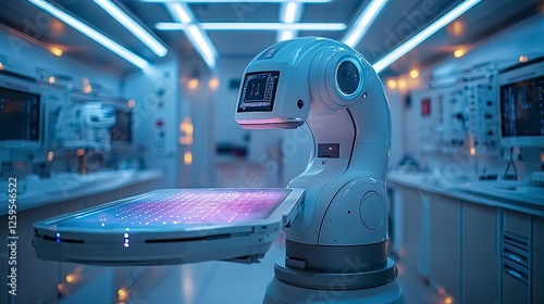 Medical robot performing automated screening for skin cancer using imaging system