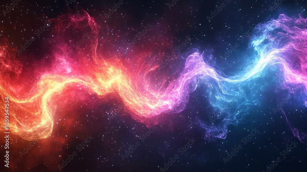 Abstract cosmic energy waves background. Featuring cosmic energy waves with bright colors. Emphasizing depth and dynamic motion. Ideal for space and artistic themes. Abstract cosmic energy waves background. Featuring cosmic energy waves with bright colors. Emphasizing depth and dynamic motion. Ideal for space and artistic themes.
