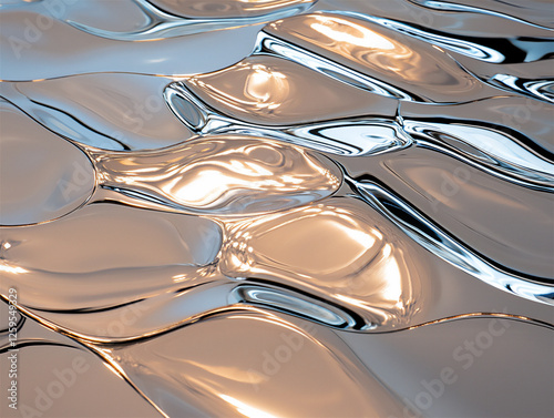  polished nickel with subtle patterns
