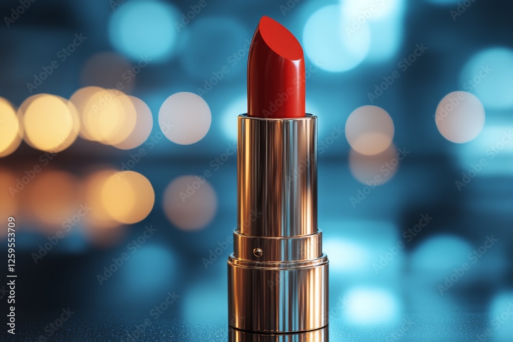 Luxury Red Lipstick Beauty Product Makeup Cosmetics Glamour Luxury Red Lipstick Beauty Product Makeup Cosmetics Glamour