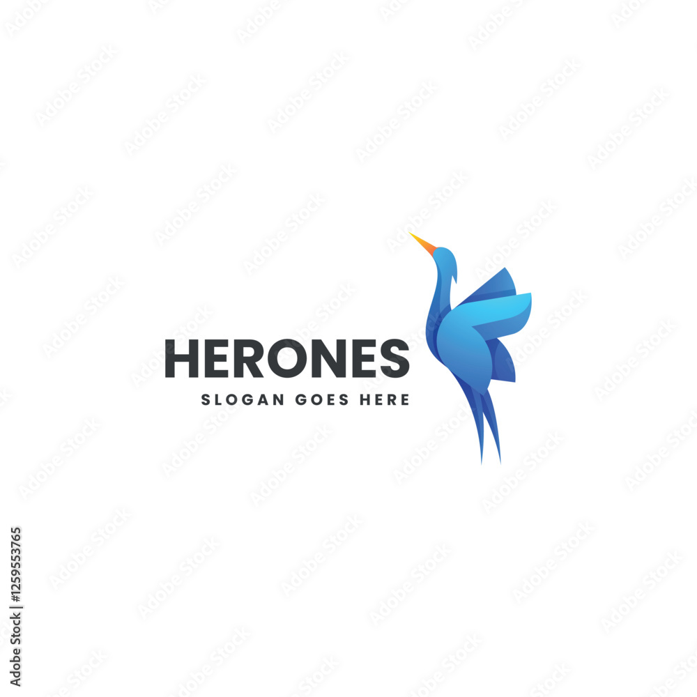 Herones Gradient Colorful Logo Herones Gradient Colorful Logo