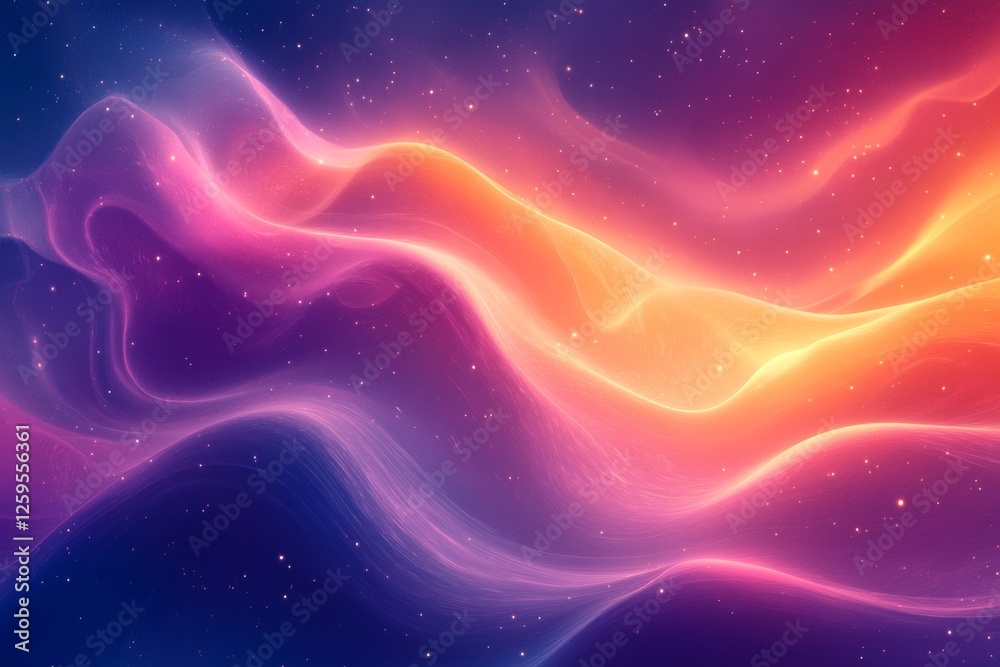 Abstract cosmic flare waves background. Featuring cosmic flare waves and bright colors. Emphasizing depth and motion. Ideal for space and dynamic themes. Abstract cosmic flare waves background. Featuring cosmic flare waves and bright colors. Emphasizing depth and motion. Ideal for space and dynamic themes.