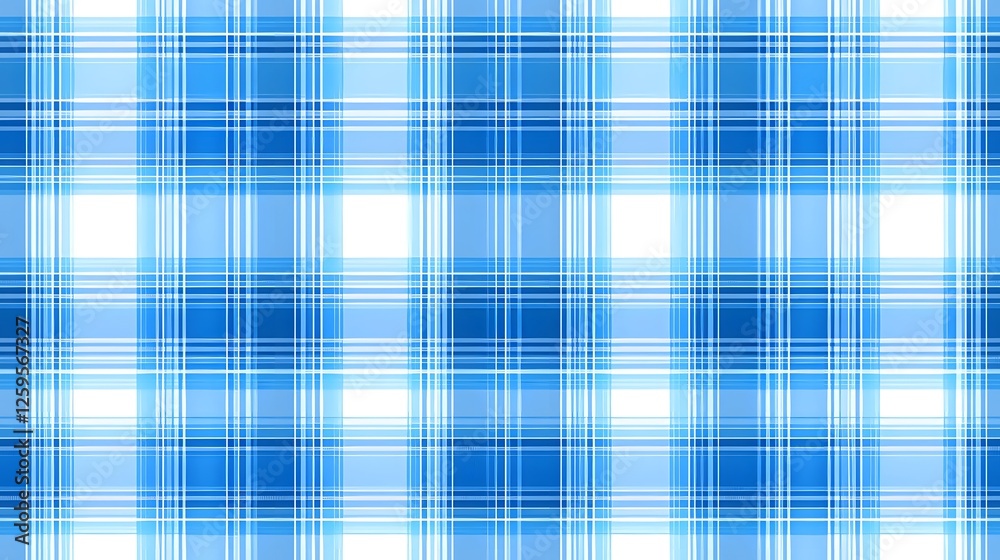 Blue Plaid Pattern with Horizontal and Vertical Lines for Background Blue Plaid Pattern with Horizontal and Vertical Lines for Background