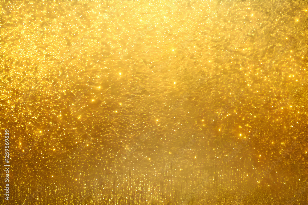 Golden Glitter Texture. Shimmering Abstract Background Golden Glitter Texture. Shimmering Abstract Background