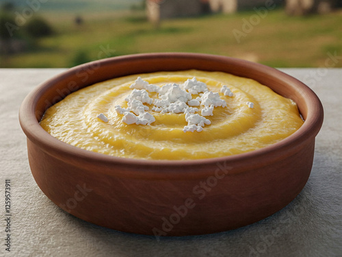 Kacamak is a traditional Montenegrin dish made from cornmeal, water, and milk. It is a type of polenta that is often served for breakfast or as a side dish.