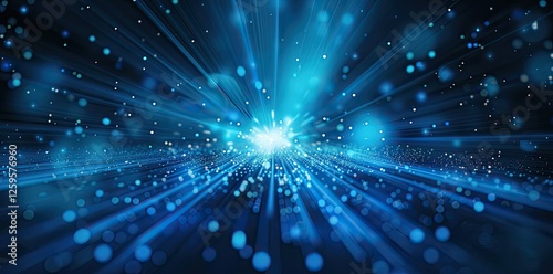 Abstract background with glowing connections