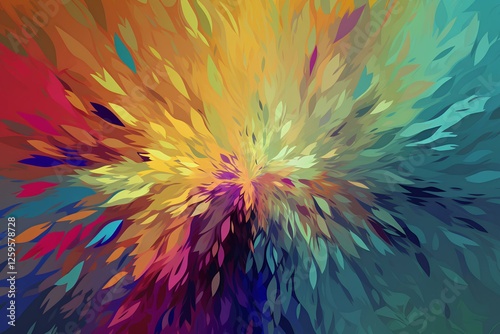 Wallpaper Mural abstract colorful background Torontodigital.ca