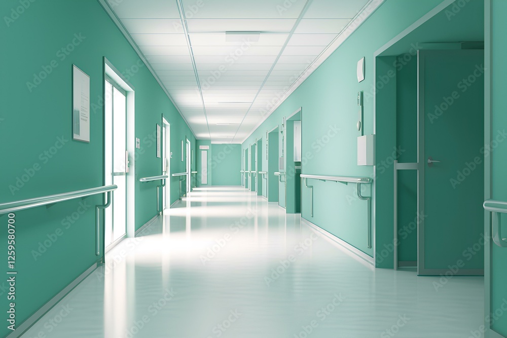 Obraz premium corridor in hospital