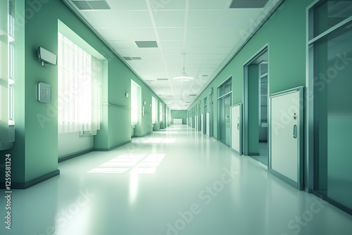 corridor in the office