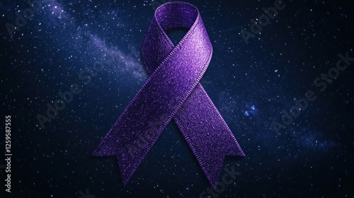 Wallpaper Mural Purple Ribbon Against Cancer Awareness Torontodigital.ca