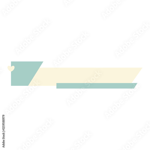 Headline Shape Aesthetic Vector Illustration