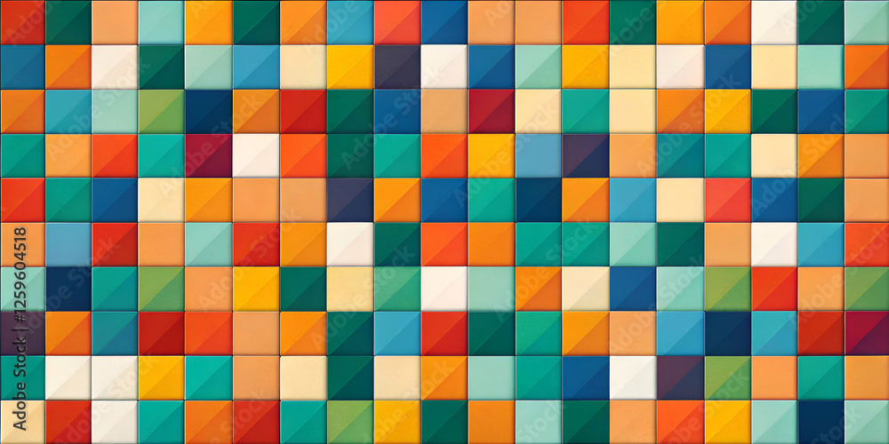 Colorful Geometric Pattern Abstract Art Background Colorful Geometric Pattern Abstract Art Background
