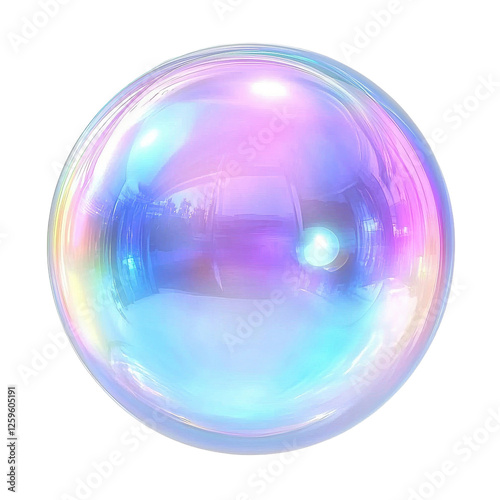 colorful glass sphere
