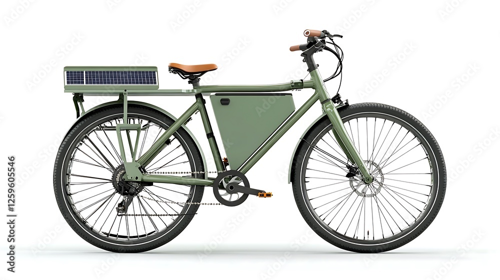 Fototapeta premium bicycle on white background