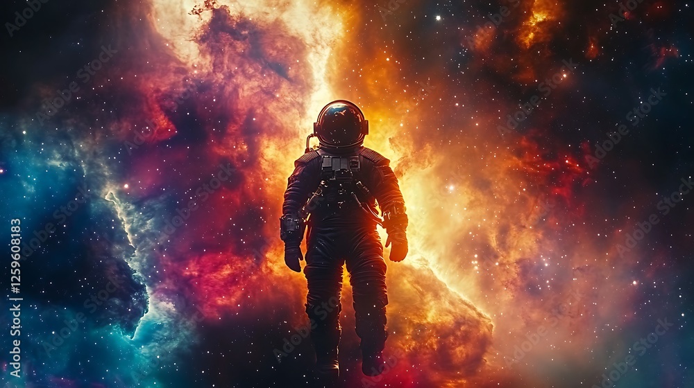 Obraz premium man and fire