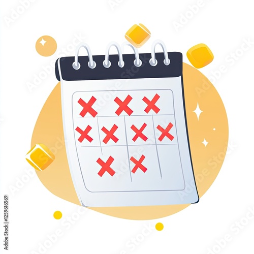 Busy Schedule, Marked Dates, Digital Calendar, Blocked Dates