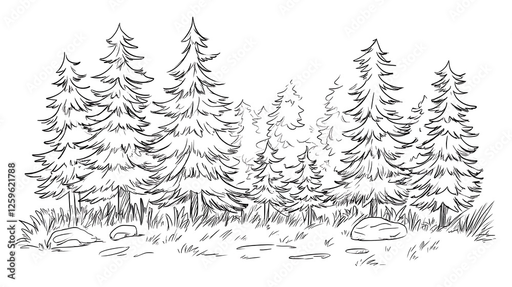 Obraz premium tree in the grass