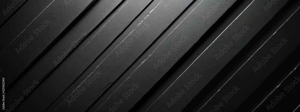 Obraz premium Abstract geometric wallpaper with diagonal lines on a black background. Ideal for design templates, banners, and modern digital backgrounds.