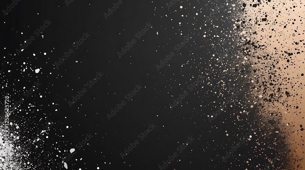 Obraz premium Brown and white powder explosion