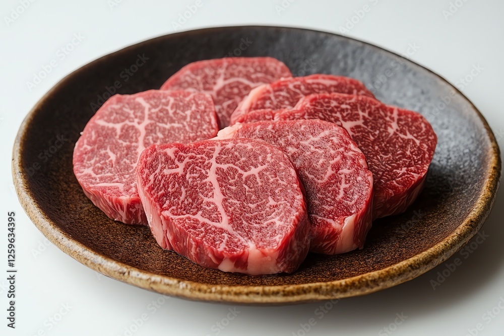 Juicy round steak on a clean white background, HD quality. Perfect for food blogs, ads, and menus. Appetizing, tender, and professionally lit Juicy round steak on a clean white background, HD quality. Perfect for food blogs, ads, and menus. Appetizing, tender, and professionally lit