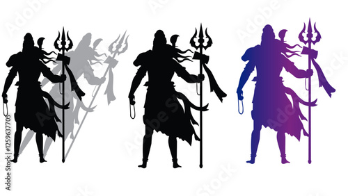 Sets Of Mahadev vector illustration