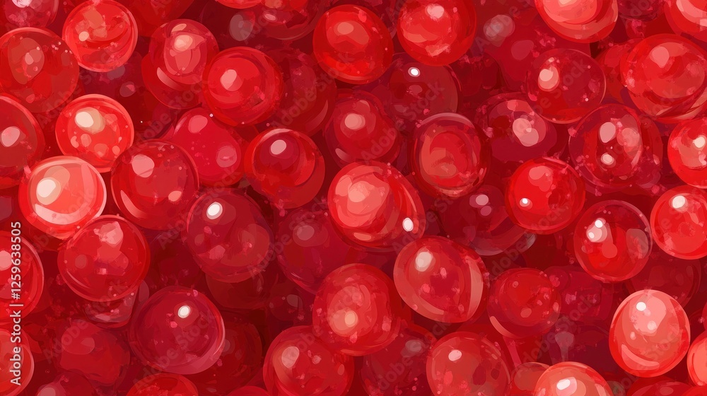 Abstract Red Spheres: A Visually Stunning and Eye-Catching Background Abstract Red Spheres: A Visually Stunning and Eye-Catching Background
