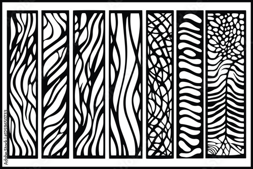 Natural Wooden Carved Design Panels