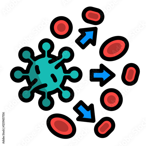 Immune Cells Icon