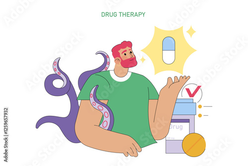 World Bipolar Day. Flat Vector Illustration