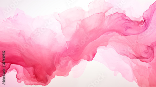 Pink ink abstract background.