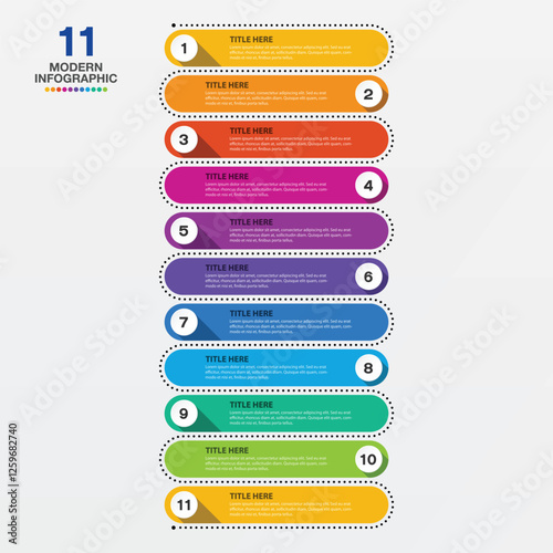 Pattern Infographic 11 process