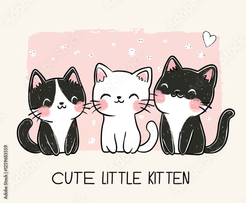 cute an funny Cartoon Illustration Graphic