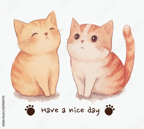 cute an funny Cartoon Illustration Graphic