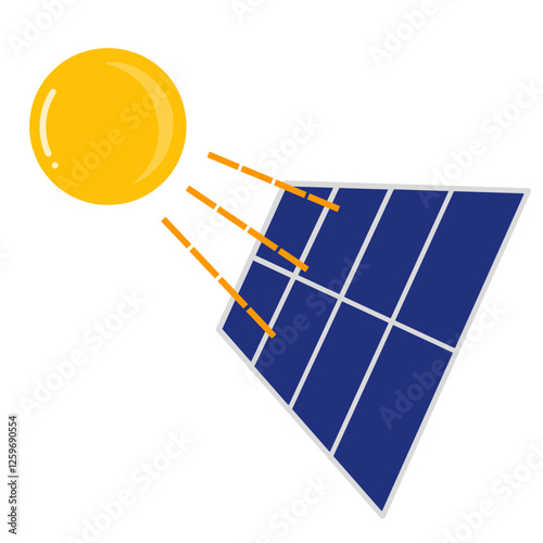 Simple design for solar panel energy.